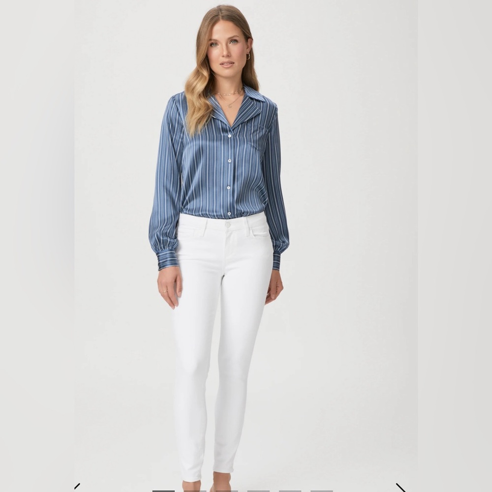PAIGE White Denim Excellent Condition